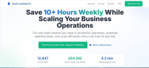 SaaSPro – Clean SaaS Landing Page Template Screenshot 1